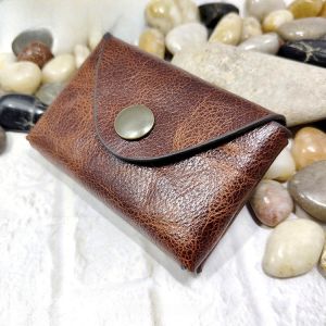 Mini Belt Pouch Genuine Cowhide Leather Mens Waist Bag Invisible Horizontal Style Leather Wallet for Travel And Daily Use