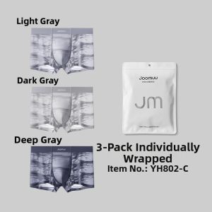 Joomuu | Ice Silk Flat Briefs Mens Boxer Shorts