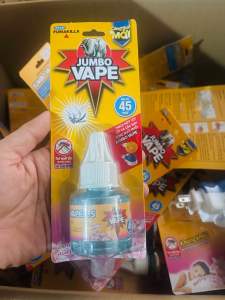 Tinh Dầu Xông đuổi muỗi Jumbo Vape không khói không tro không bẩn.