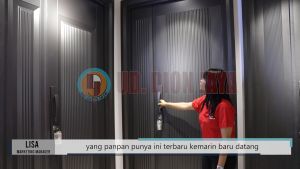 PINTU UTAMA MOTHER & SON BAJA TEBAL FULL 1 SET 120X238CM