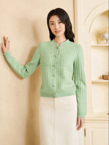 YINER | New Chinese Style Elegant Knitted Sweater Merino Wool and Cashmere Blend