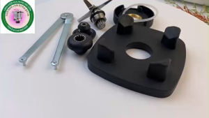 Linh phụ kiện máy sinh tố công nghiệp JTC Omniblend V gồm dao inox 6 lưỡi socket nhông 12 khía khóa dao cối xay