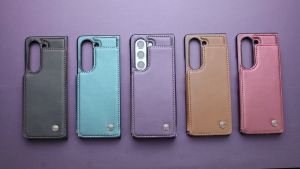 Casing hp Samsung z fold 6 Z FOLD 7 Caseme C22 Slot kartu Cover Leather Wallet Case