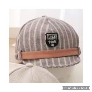 CAE - Topi Baret Anak Laki Perempuan 1-3 tahun Classic Stripe Berets Hat Import