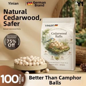 Yinian | Non-Toxic Anti-Moisture Mold Repellent Insecticide Camphor Ball