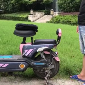 Universal Electric Bicycle Seat Cover Plush Fabric Anti-Slip Seat Cushion For Electric Scooter