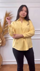 Mihar Store: Blouse Lengan Panjang Wanita & Baju Kantoran Casual