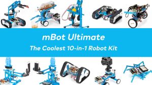 Makeblock Ultimate 2.0 | 10-in-1 Programmable Robot Kit Arduino Mega | STEM Education for Kids Ages 12+ STEM Robotics School Activity Toys