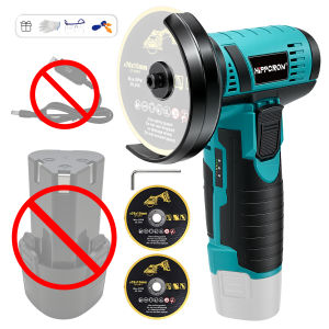 Hippcron 12V Điện Di Động Không Dây Máy Mài Góc Mini Đánh Bóng & Cắt Lưỡi Dao Máy Với Pin Lithium Nhà Tự Làm Dụng Cụ Điện