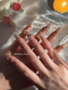 Pakai Kuku Handmade Penuh – Siri Kupu-Kupu Kristal 1 - Dilengkapi dengan Kit Alat Lengkap / 100% Handmade Wearable Nails – Crystal Butterfly Series 1 ✨ -  Comes with Full Tool Kit