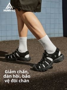 HUMTTO | Dép Nam Ngoài Trời Đế Mềm Chống Trượt Thoáng Khí