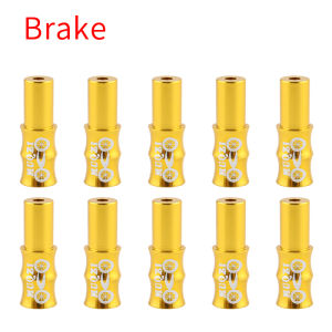 MUQZI | MUQZI 10PCS Brake Shift Cable Housing End Caps Bicycle Aluminum Alloy Protective Cable Caps