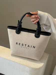 ILINX Canvas Bucket Bag New 2024 Fashion Summer Trend Womens Shoulder Bag Large Capacity Belt Bag Casual Crossbody Satchel