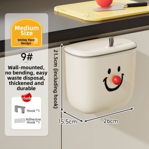 XINGYOU | Wall Mounted Large Capacity Garbage Bin with Lid