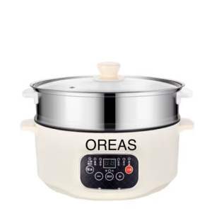OREAS 24cm 2layer multifunctional non-stick electric skillet 多功能不粘电煮锅