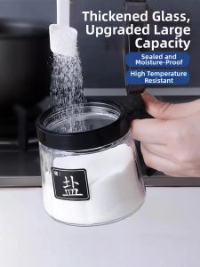 CrossOver | Kitchen Seasoning Storage Set Glass Salt Shaker