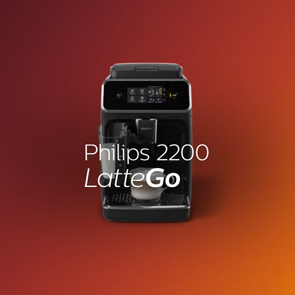 PHILIPS LatteGo Series 2200 Fully Automatic Espresso Machine EP2230
