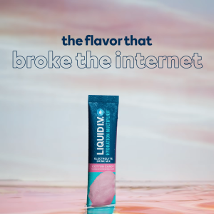 Liquid I.V. Hydration Booster Electrolyte Drink Mix - Cotton Candy Flavor 10-Pack Post-Workout Recovery Mix