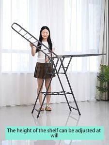 GSlife Foldable Clothes Drying Rack with Wheel Heavy Duty Outdoor Rak Penyidai Baju