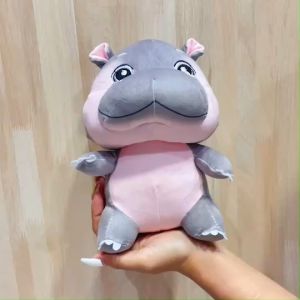 หมูเด้งไม่ใช่หมูแต่เป็นลูกฮิปโป ตุ๊กตาเจ้าหมูเด้ง ที่น่ารักที่สุด - ของขวัญวันเกิด ของเล่นสําหรับเด็ก - ขนาด 9 นิ้ว