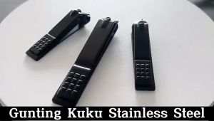Gunting Kuku Besar Stainless Steel Anti Slip - Alat Pemotong Kuku Super Tajam Nail Clipper Anti Karat