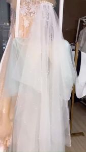 Lúp Voan Cài Tóc Ngọc Trai Thiết Kế Cao Cấp Thương Hiệu Nga Dinh Bridal Phụ Kiện Cô Dâu Chất Liệu Lưới Xịn Sắc Nét Siêu đẹp Bồng Bềnh