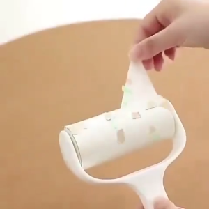 Lint Roller Pet Fur Cleaner Sticky Hair Removal Clothes Furniture Carpet Car Seat Dust Remover Refillable Melekit