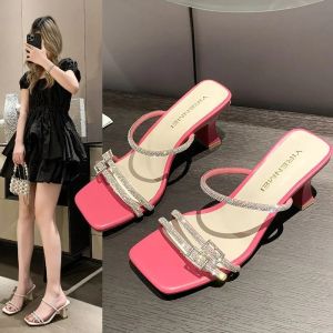 รองเท้าเกาหลีสำหรับผู้หญิงรองเท้าส้นแฟชั่นสำหรับผู้หญิงรองเท้าแตะสำหรับผู้หญิง