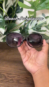 Fashionable Oversize Women Sunglasses - Vintage Travel Wide Shade for Ladies