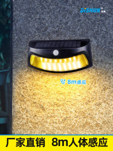 Solar Powered Outdoor Garden Lights Human Body Induction Decorative Lighting for Courtyard Waterproof Landscape Illumination