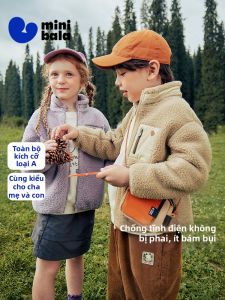 MINI BALA | Anti-Static Warm Plush Coat For Kids and Parents
