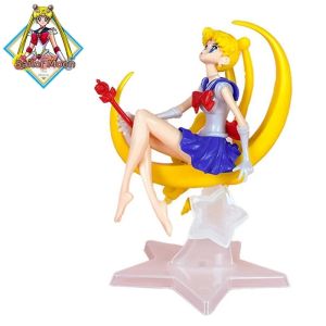 Bandai | Anime Sailor Moon Crystal Princess Action Figure - 15cm PVC Model Sailor Guardians Bộ Sưu Tập Quà Tặng Dành Cho Người Hâm Mộ Và Nhà Sưu Tập