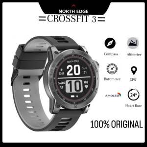 NORTH EDGE CROSS FIT 3 ORIGINAL GPS JAM PRIA JAM HIKING SMARTWATCH
