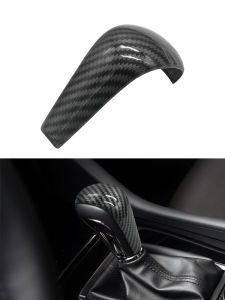 Real Carbon Fiber Car Gear Shift Head Cover Trim For Mazda 3 BP Axela CX-30 CX30 CX-50 2019 2020 2021 2022 Car Accessories