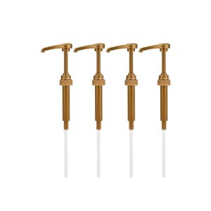 Leeseph Syrup Pump Coffee Syrup Pump Dispenser Syrup Pump Press Action Pump Head for Coffee Syrups for Juice Bottle Dispenser