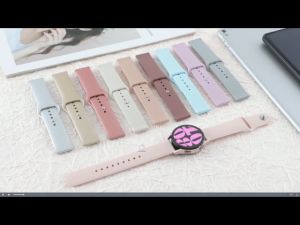 Samsung Galaxy Watch 7 6 5 4 / FE Strap Fast Release Clip Strap Tali Jam Klip Samsung Galaxy Watch 20mm Silicone Strap