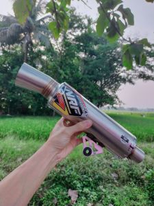 Knalpot Samlong Cobra NRF Original inlet 38mm coating stainless