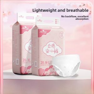 Postpartum Womens Leakage-Proof Comfortable Pants Period Underwear Absorbent Cotton Surface Night Day Use Hygienic Pads