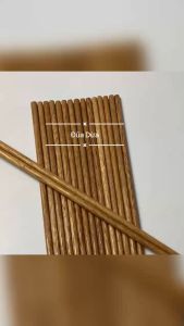 Set 10 đôi Đũa gỗ dừa lửa (1 bó 10 đôi)không tẩm sơn độc hại tẩy gỗthành phần tự nhiên siêu bền mua 1 lần dùng trọn cả đời