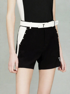 EUROPEAN TOUR | Summer Comfort Stretchy Black and White Shorts