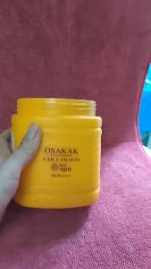 Hấp dầu Ủ tóc (dầu xả) siêu mượt dành cho tóc màu & phục hồi tóc hư tổn Osakak vàng 1000ml