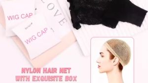 Super Elastic Wig Cap No Slip Hairnets Breathable Mesh Hair Net Reusable Wig Net For Long Hair Cosplay Wig Styling Supplies