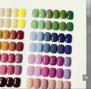 6 Colors Jelly Pink Nude Gel Nail Polish Set Hybrid Nail Varnish Semi-permanent Nail Polish Manicure Goods Top Coat Uv Gel