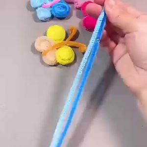 BI 100 Pcs/30 Cm Mainan Anak Craft Diy Kerajinan Tangan Warna Kawat Bulu Pipe Cleaner R1170