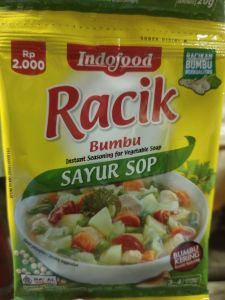 Racik indofood bumbu sayur sop