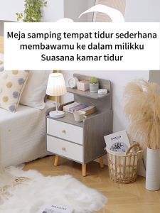 Meja Nakas Mini Bedside Table Meja Kamar Tidur Minimalis Meja Nakas Portable Meja Nakas Minimalis