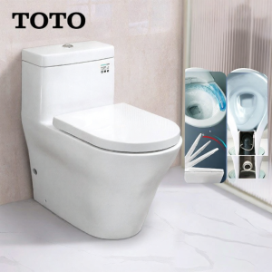 Straight Flush Elevating Pump Freely Adjustable Nozzle Toilet