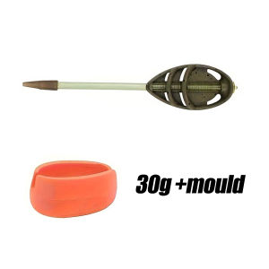 Carp Fishing Method Feeder Fishing Bait Cage with mould Quick Changed Zinc Alloy Bait Cage Suitable for Long Casting Carpfish