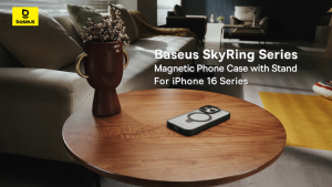 Baseus SkyRing Series Magnetic Phone Case with Stand for iP 16 iP 16 Plus iP 16 Pro iP 16 Pro Max