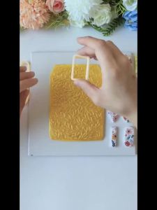 Square Oval Carp Leaf Geometry Shape Polymer Clay Molds Cutting Molds Cutter DIY Bookmarks Decoration Handmade Tools Baking Tool